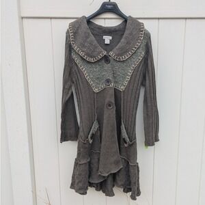 Monroe & Main Mohair Wool Acrylic Duster Cardigan XL